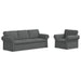 Canapea 2 pcs Gri închis Metal - WALTI WALTI
