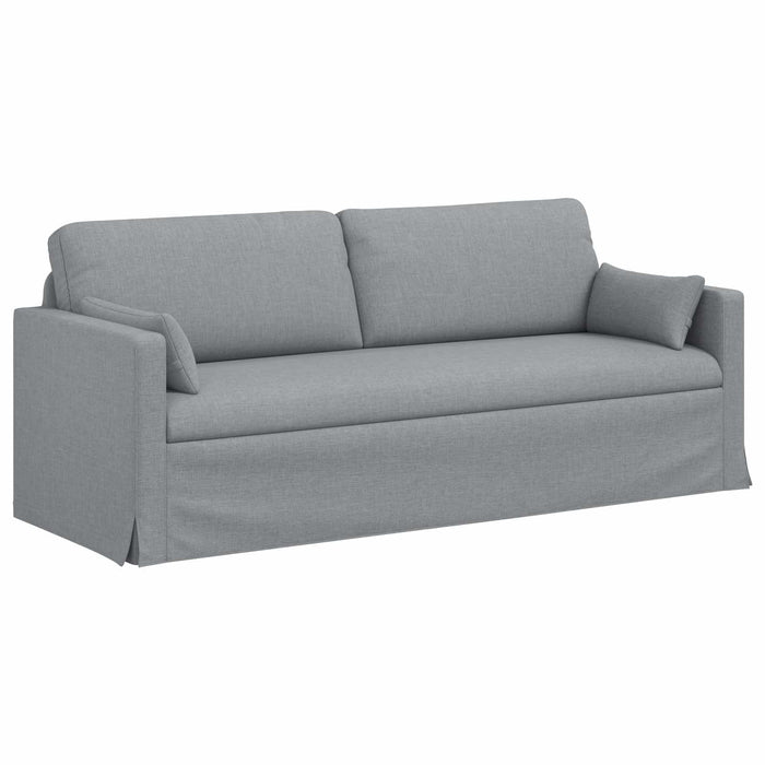 Set de canapea 2 pcs Gri deschis 198 x 78 x 80 cm țesătură - WALTI WALTI
