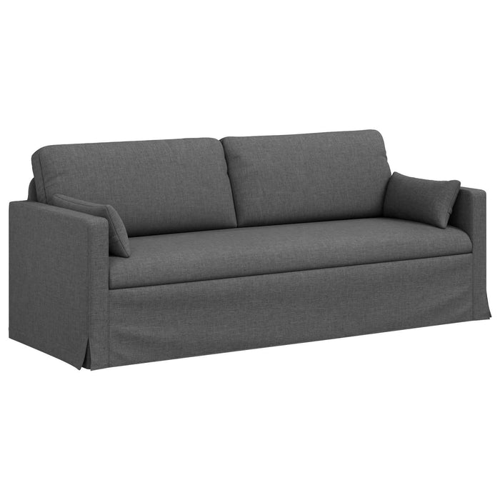 Set de canapea 2 pcs Gri închis 198 x 78 x 80 cm țesătură - WALTI WALTI