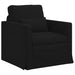 Set de canapea 2 pcs Negru 198 x 78 x 80 cm țesătură - WALTI WALTI