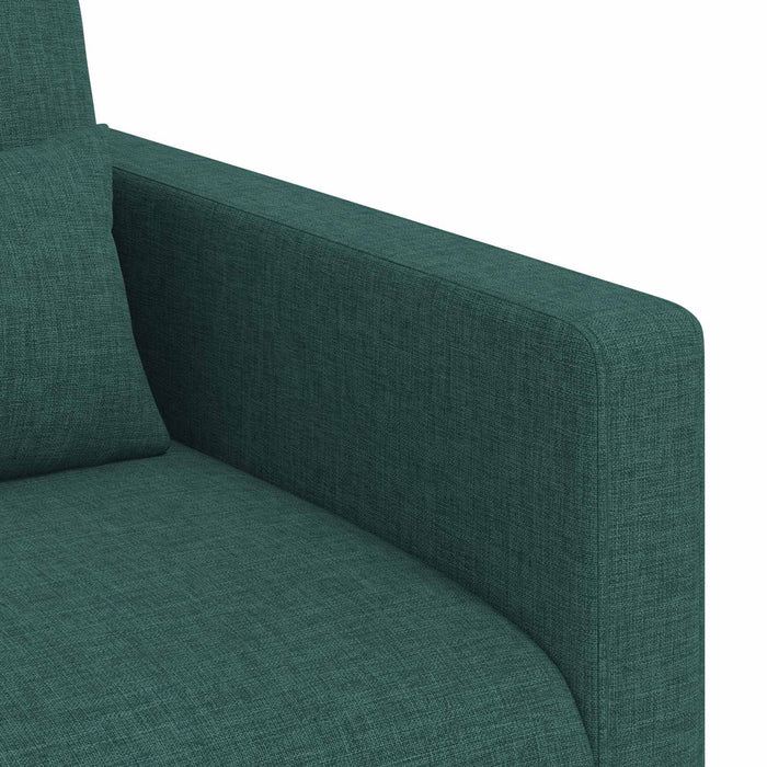 Set de canapea 2 pcs Verde închis 198 x 78 x 80 cm țesătură - WALTI WALTI