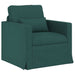 Set de canapea 2 pcs Verde închis 198 x 78 x 80 cm țesătură - WALTI WALTI