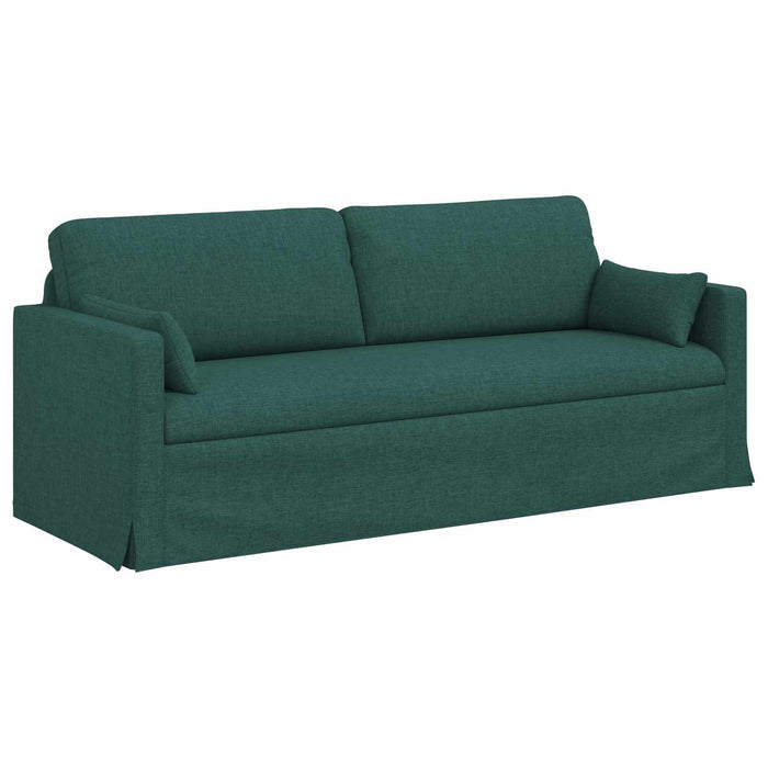 Set de canapea 2 pcs Verde închis 198 x 78 x 80 cm țesătură - WALTI WALTI