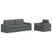 Canapea 2 pcs Gri închis Metal - WALTI WALTI