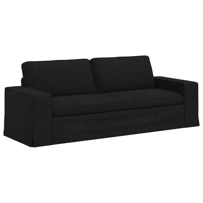 Canapea 2 pcs Negru Metal - WALTI WALTI