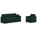 Set de canapea 2 pcs Verde închis 198 x 78 x 80 cm Catifea - WALTI WALTI