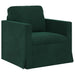 Set de canapea 2 pcs Verde închis 198 x 78 x 80 cm Catifea - WALTI WALTI