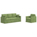 Set de canapea 2 pcs Verde deschis 198 x 78 x 80 cm Catifea - WALTI WALTI