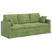 Set de canapea 2 pcs Verde deschis 198 x 78 x 80 cm Catifea - WALTI WALTI