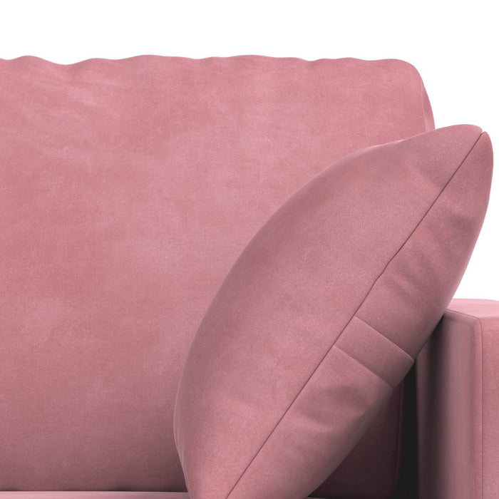 Set de canapea 2 pcs Roz 198 x 78 x 80 cm Catifea - WALTI WALTI