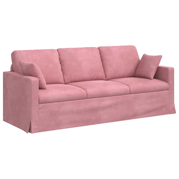 Set de canapea 2 pcs Roz 198 x 78 x 80 cm Catifea - WALTI WALTI