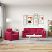 Set de canapea 2 pcs Roșu Vin 198 x 78 x 80 cm Catifea - WALTI WALTI