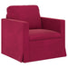 Set de canapea 2 pcs Roșu Vin 198 x 78 x 80 cm Catifea - WALTI WALTI