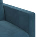 Set de canapea 2 pcs albastru 198 x 78 x 80 cm Catifea - WALTI WALTI