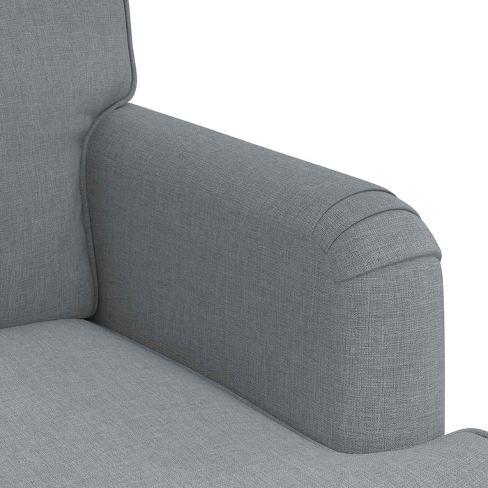 Canapea 180cm 2 pcs Gri deschis Metal - WALTI WALTI