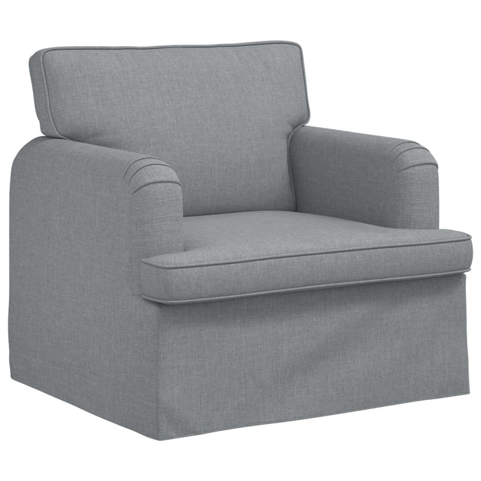 Canapea 180cm 2 pcs Gri deschis Metal - WALTI WALTI