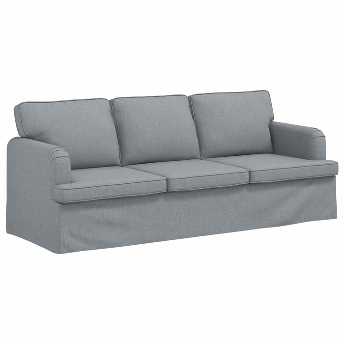 Canapea 180cm 2 pcs Gri deschis Metal - WALTI WALTI