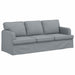 Canapea 180cm 2 pcs Gri deschis Metal - WALTI WALTI