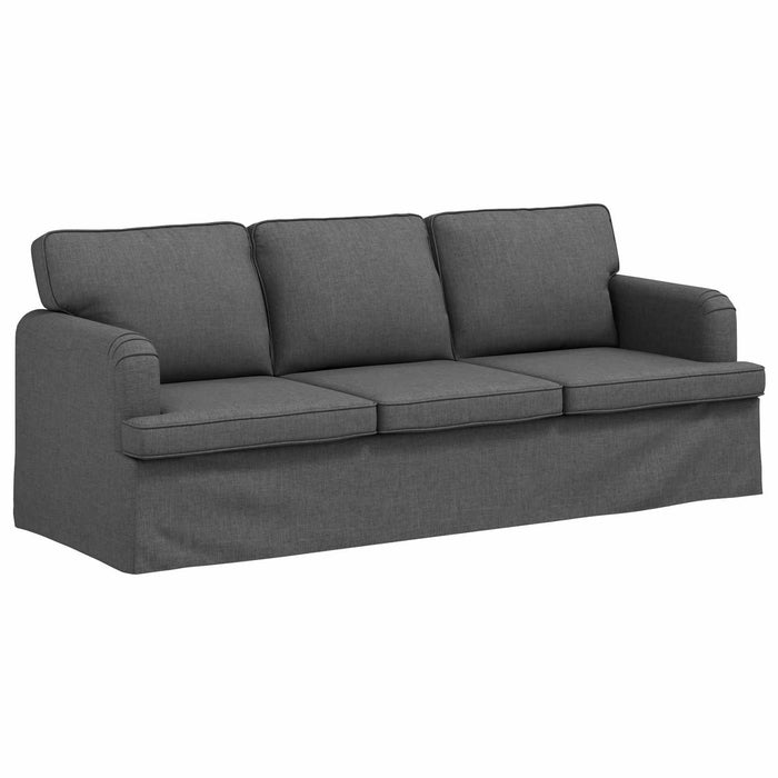 Canapea 180cm 2 pcs Gri închis Metal - WALTI WALTI