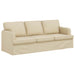 Canapea 180cm 2 pcs Crem Metal - WALTI WALTI