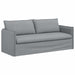 Canapea 180cm 2 pcs Gri deschis Metal - WALTI WALTI