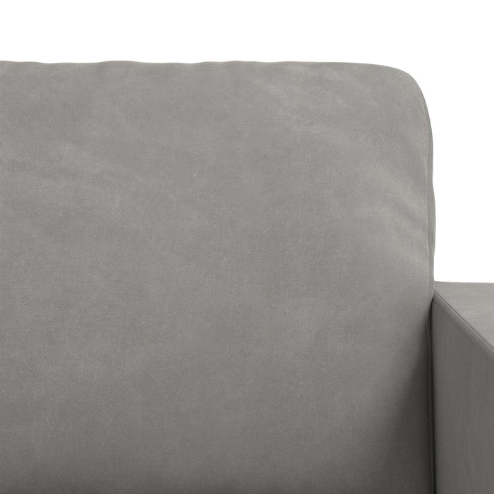 Set de canapea 2 pcs Gri deschis 228 x 78 x 80 cm Catifea - WALTI WALTI