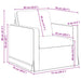 Set de canapea 2 pcs Gri deschis 228 x 78 x 80 cm Catifea - WALTI WALTI