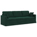 Set de canapea 2 pcs Verde închis 228 x 78 x 80 cm Catifea - WALTI WALTI