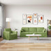 Set de canapea 2 pcs Verde deschis 228 x 78 x 80 cm Catifea - WALTI WALTI