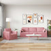 Set de canapea 2 pcs Roz 228 x 78 x 80 cm Catifea - WALTI WALTI