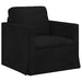 Set de canapea 2 pcs Negru 228 x 78 x 80 cm Catifea - WALTI WALTI