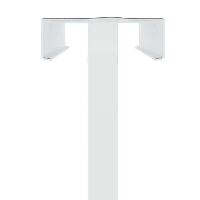 Panouri pentru Târguri 2 pcs Alb 30 x 24 x 208 cm Fier - WALTI WALTI