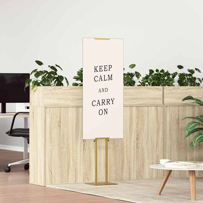 Panouri pentru Târguri 2 pcs Auriu 30 x 24 x 208 cm Fier - WALTI WALTI