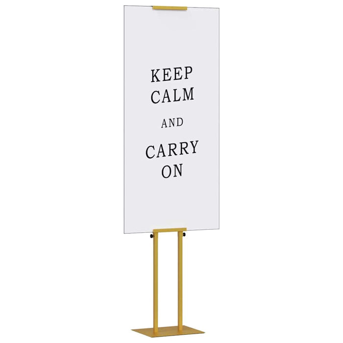 Panouri pentru Târguri 2 pcs Auriu 30 x 24 x 208 cm Fier - WALTI WALTI