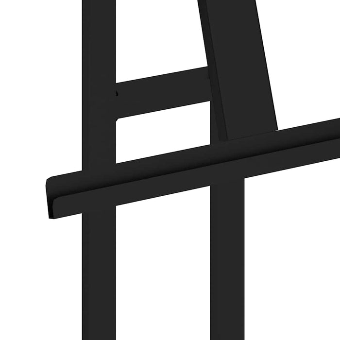 Panouri pentru Târguri 2 pcs Negru 26.5 x 26.5 x 127 cm Fier - WALTI WALTI