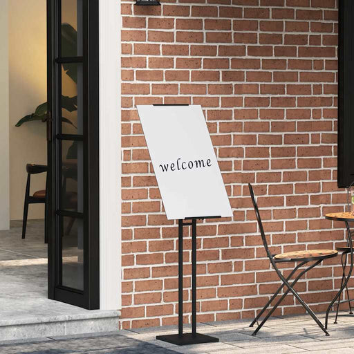 Panouri pentru Târguri 2 pcs Negru 26.5 x 26.5 x 127 cm Fier - WALTI WALTI