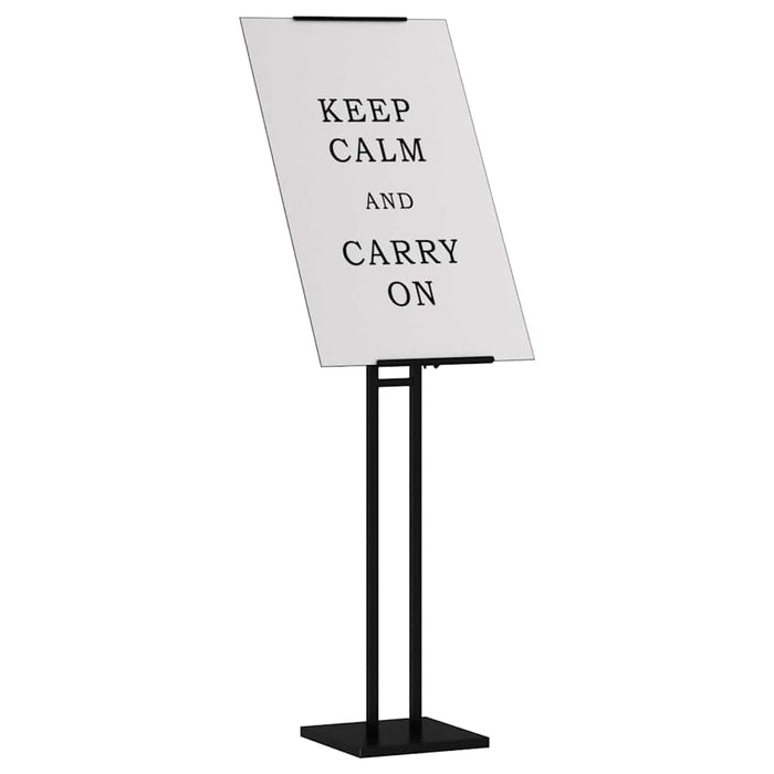 Panouri pentru Târguri 2 pcs Negru 26.5 x 26.5 x 127 cm Fier - WALTI WALTI