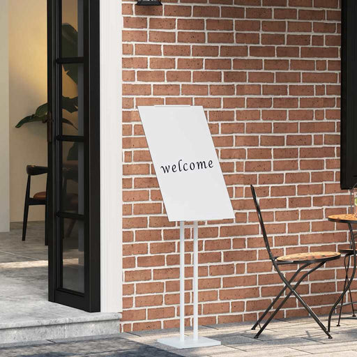 Panouri pentru Târguri 2 pcs Alb 26.5 x 26.5 x 127 cm Fier - WALTI WALTI