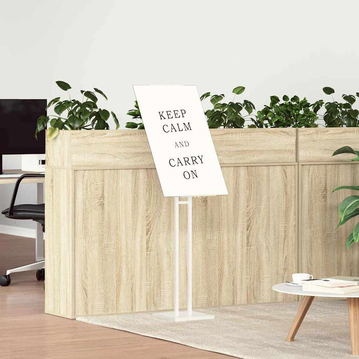 Panouri pentru Târguri 2 pcs Alb 26.5 x 26.5 x 127 cm Fier - WALTI WALTI