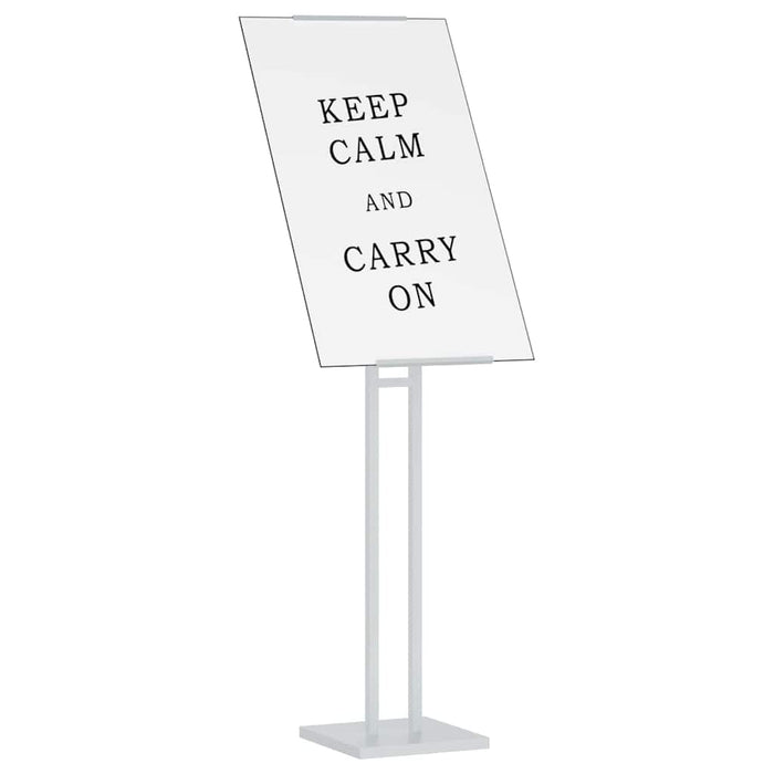 Panouri pentru Târguri 2 pcs Alb 26.5 x 26.5 x 127 cm Fier - WALTI WALTI