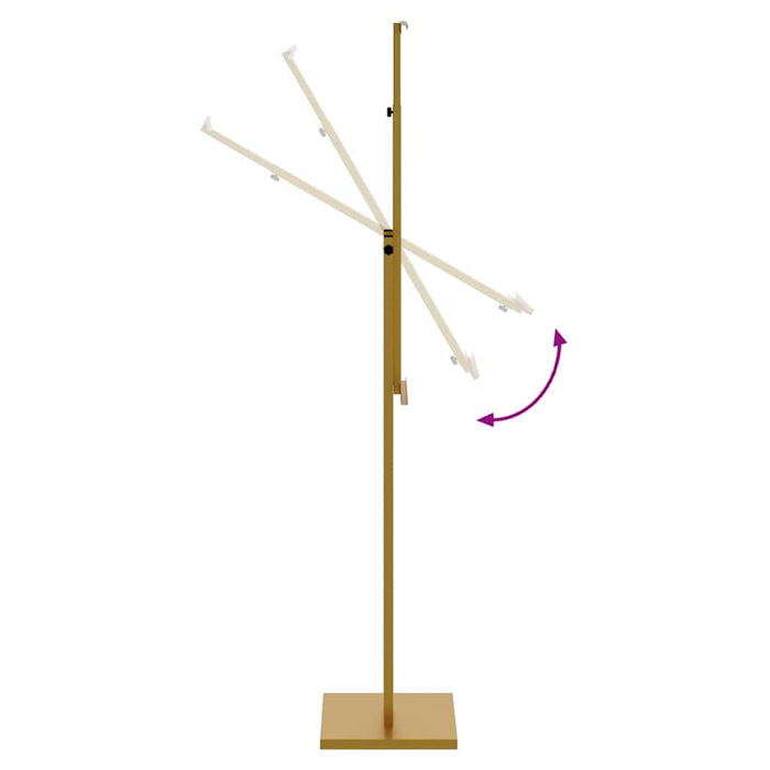 Panouri pentru Târguri 2 pcs Auriu 26.5 x 26.5 x 127 cm Fier - WALTI WALTI