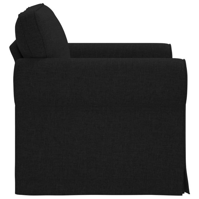 Canapea Negru 95 x 82 x 80 cm țesătură - WALTI WALTI