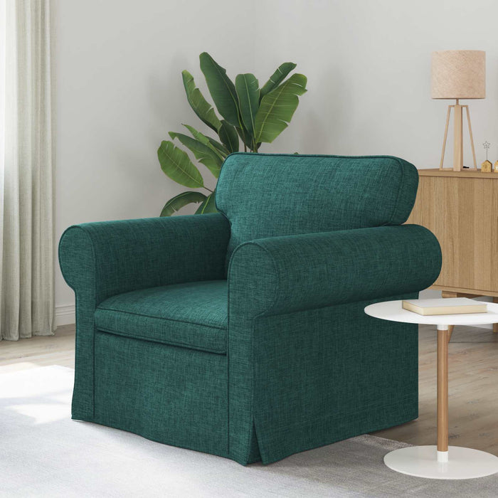 Canapea Verde închis 95 x 82 x 80 cm țesătură - WALTI WALTI