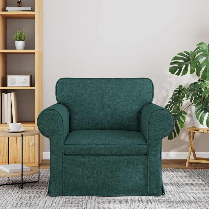 Canapea Verde închis 95 x 82 x 80 cm țesătură - WALTI WALTI