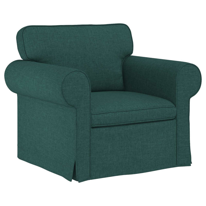Canapea Verde închis 95 x 82 x 80 cm țesătură - WALTI WALTI