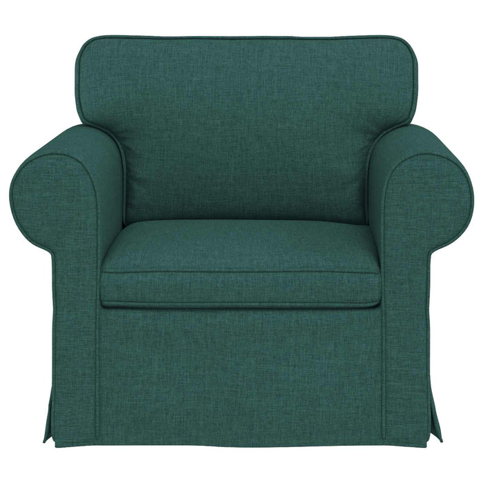 Canapea Verde închis 95 x 82 x 80 cm țesătură - WALTI WALTI