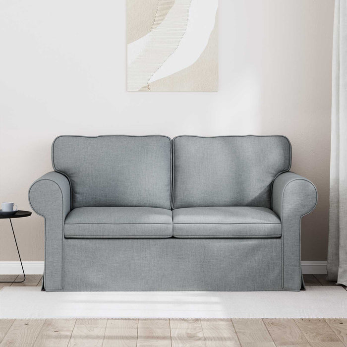 Canapea Gri deschis 155 x 82 x 80 cm țesătură - WALTI WALTI