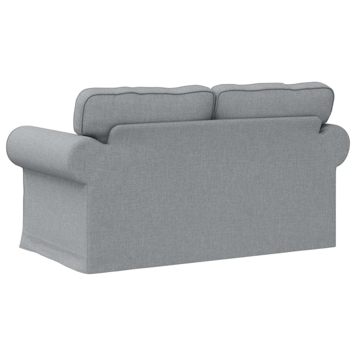 Canapea Gri deschis 155 x 82 x 80 cm țesătură - WALTI WALTI