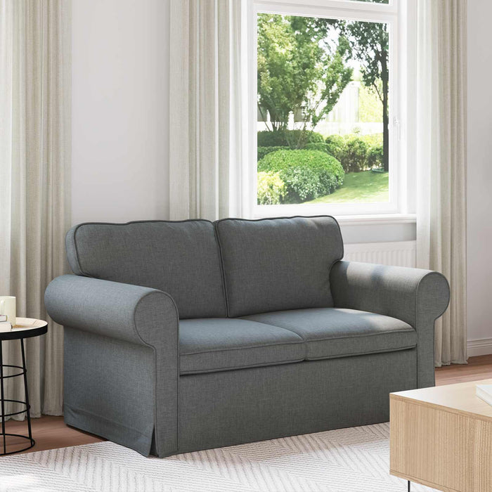 Canapea Gri închis 155 x 82 x 80 cm țesătură - WALTI WALTI