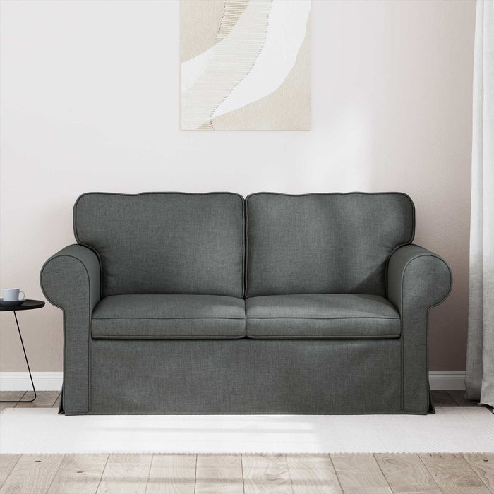 Canapea Gri închis 155 x 82 x 80 cm țesătură - WALTI WALTI